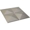Ekena Millwork 19 5/8in. W x 19 5/8in. H Richmond EnduraWall Decorative 3D Wall Panel Covers 2.67 Sq. Ft. WP20X20RIBAL - alternate 3